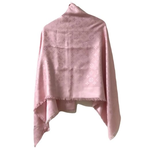 LOUIS VUITTON Shawl Monogram Naturel - Unconfirmed Scarf Silk Wool 573-032225 - Picture 1 of 5
